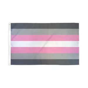 Demigirl Flag, 3x5ft Polyester Print Dye Sublimation Decorative Wall Decor Flag, Party Decorations Backdrop for Home & Festive Supplies, Wall Decor Flags