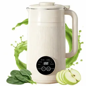 Multifunction Nut Milk Juice Maker,Automatic Soybean Machine Oat With Timer and Keep-Warm