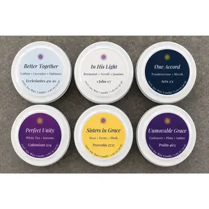 Together in Christ 6 Candle Sampler