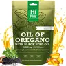 HiPlus Oil of Oregano with Black Seed Oil 300 Capsules | Natural Antioxidants for Fitness | Nutritional Support | Highly Effective Botanicals Edible Dietary Supplement