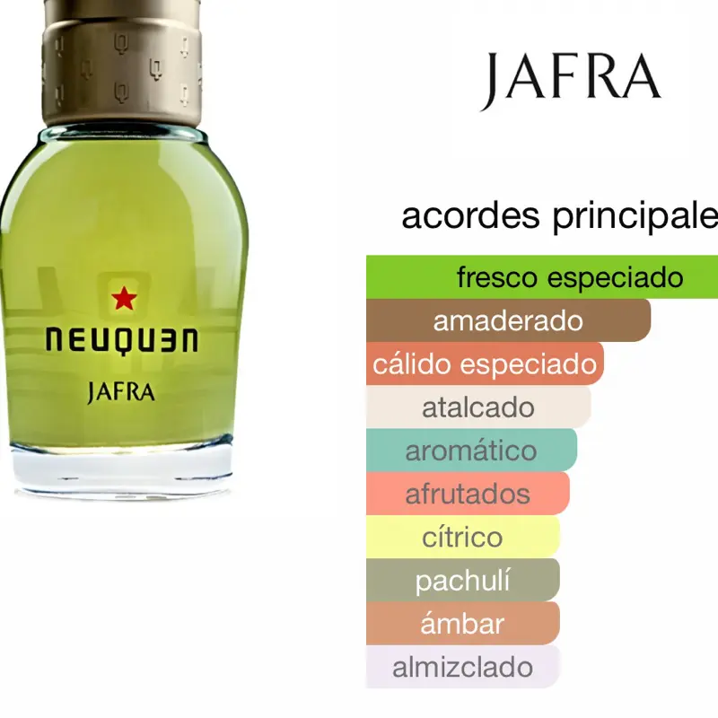 Jafra neuquen eau de toilette 3.3 fl oz for men glass bottle and box