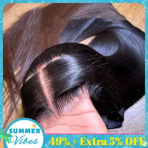 Bling Hair Wear and Go Easy Wear Glueless Bone Straight Human Hair Wig 9x6 7x5 Skinlike HD Lace Closure Straight Pre Cut Pre Plucked 5x5 6x4 Hd Lace for Black Women 180 Density #Summervibes