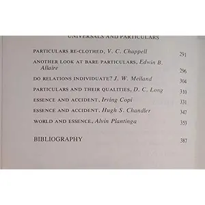 USED-Universals and particulars: Readings in ontology by Michael J. Loux (Paperback)