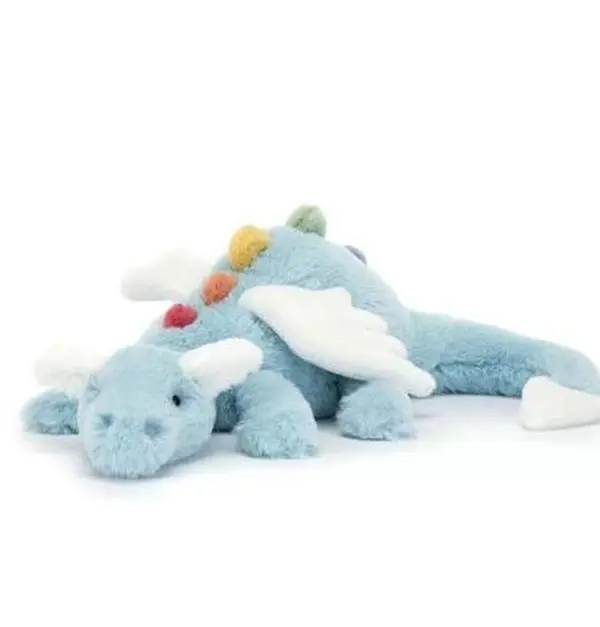 Jellycat Dragon Plush Stuffed Animal – Ultra Soft Fantasy Dragon Plush Toy, Cuddly Collectible Gift for Kids & Adults, Multiple Color Options