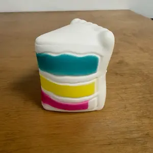 Rainbow Cake Slice Squishy