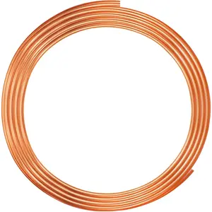 Copper Tube 1/2" OD x 7/16" ID x 10 Ft Refrigeration Copper Tubing T2 Soft Coil Copper Tubing for Air Conditioners DIY Projects Refrigerators Industry