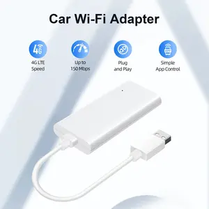 Car WiFi 4g Lte Mobile Hotspot Portable Router, Supports External USB Power, Connects Car Audio and Mobile Devices, Easy Connection