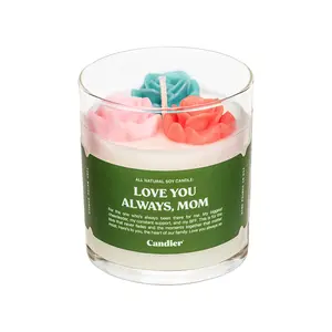 Love You Always, Mom, Mother's Day Floral Scented Candle by Candier