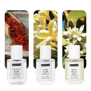 Declassified Eau de Parfum Set | Crystal Rouge × Cinq Fluer × Sweet Belle | 30ml × 3 Orange Blossom, Saffron, Jasmine, Sandalwood, Vetiver & Tonka Bean