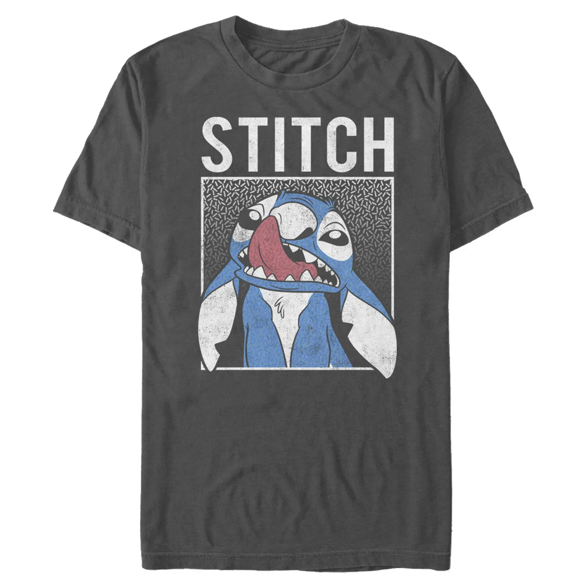 Mens Lilo & Stitch Distressed Nose Picker T Shirt
