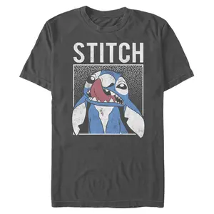 Mens Lilo & Stitch Distressed Nose Picker T Shirt
