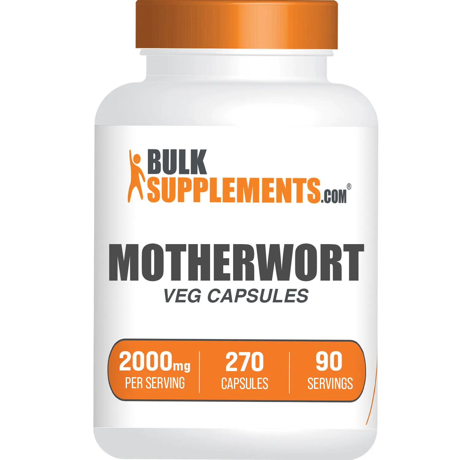 BulkSupplements Motherwort Extract Capsules - Motherwort Capsules - Motherwort Supplement - Herbal Extract Supplement - 270 Capsules - 2000mg per Serving