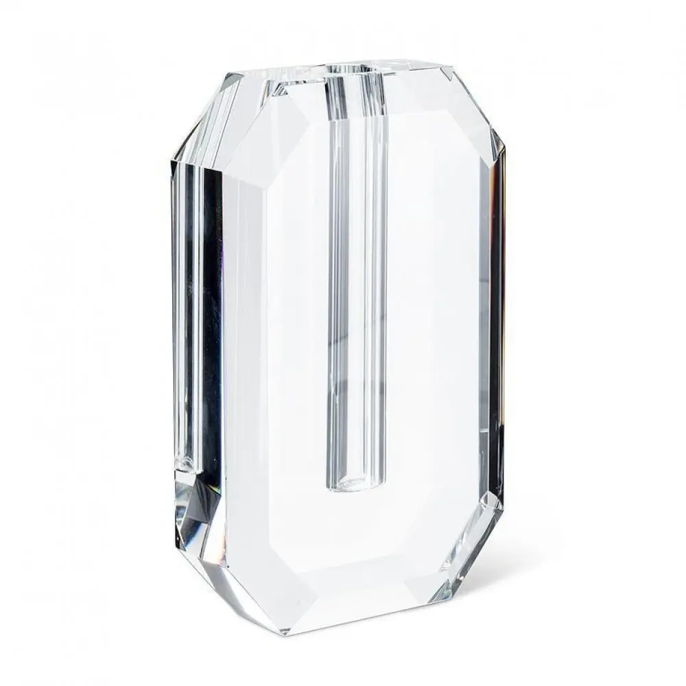 MDR Trading Inc. AB-27-GALLERIA-935 Light Glass Floral Decor Medium Cut Rectangle Bud Vase
