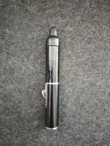 (No gas included)Refillable Butane Windproof Lighter: One-Hand Quick Ignition, Adjustable Flame, Sturdy Aluminum Build, Compact Portable