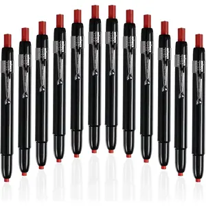 1620 Box of 12 Red Color China Markers Grease Pencils China Marking Pencils Wax Pencils