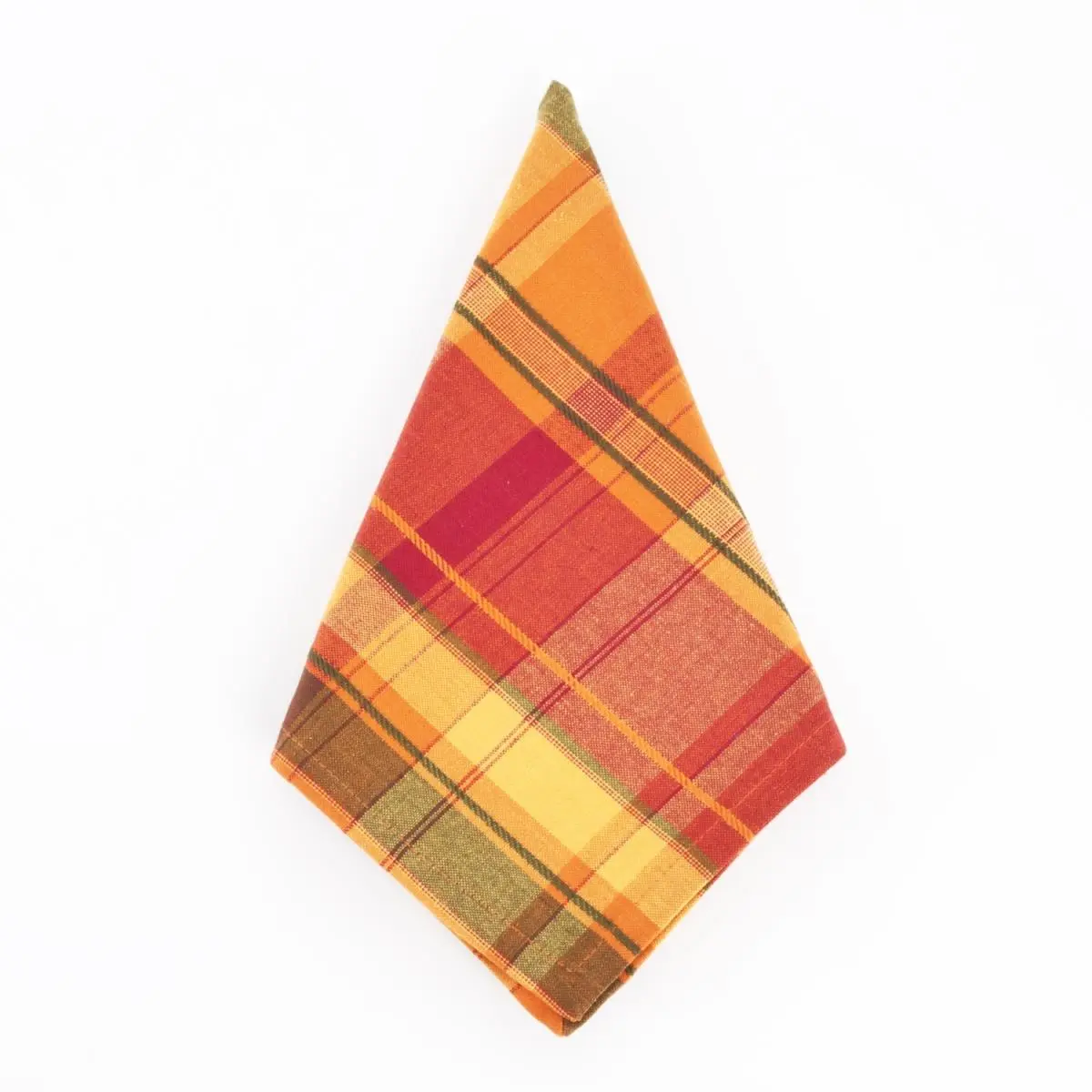 SARO 520-TC20S Tableware 20 in. Square Harvest Design Napkins - Terracotta, Set of 4