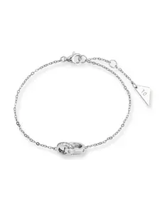 Sterling Silver Keilani Lock Link Bracelet