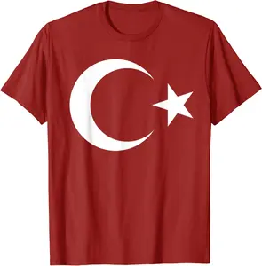 Turkey Flag TShirt Cool Turkish Turkiye Flags Top Tee T-Shirt - Alizejaqua Shop 38B07QDK81HH