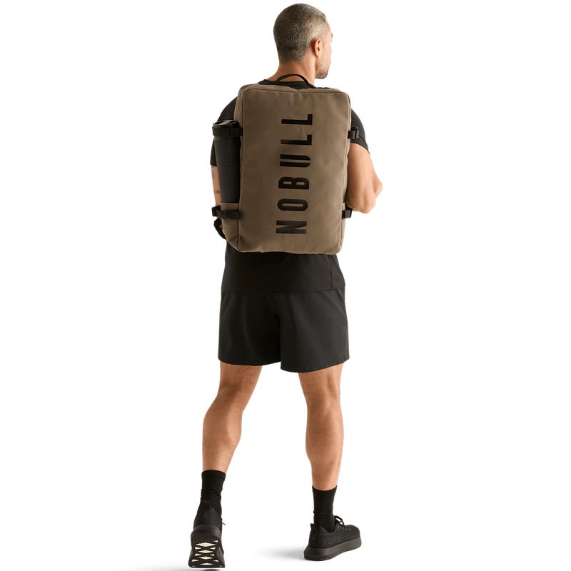 NOBULL Waxed Canvas Duffleback in Fallen Rock