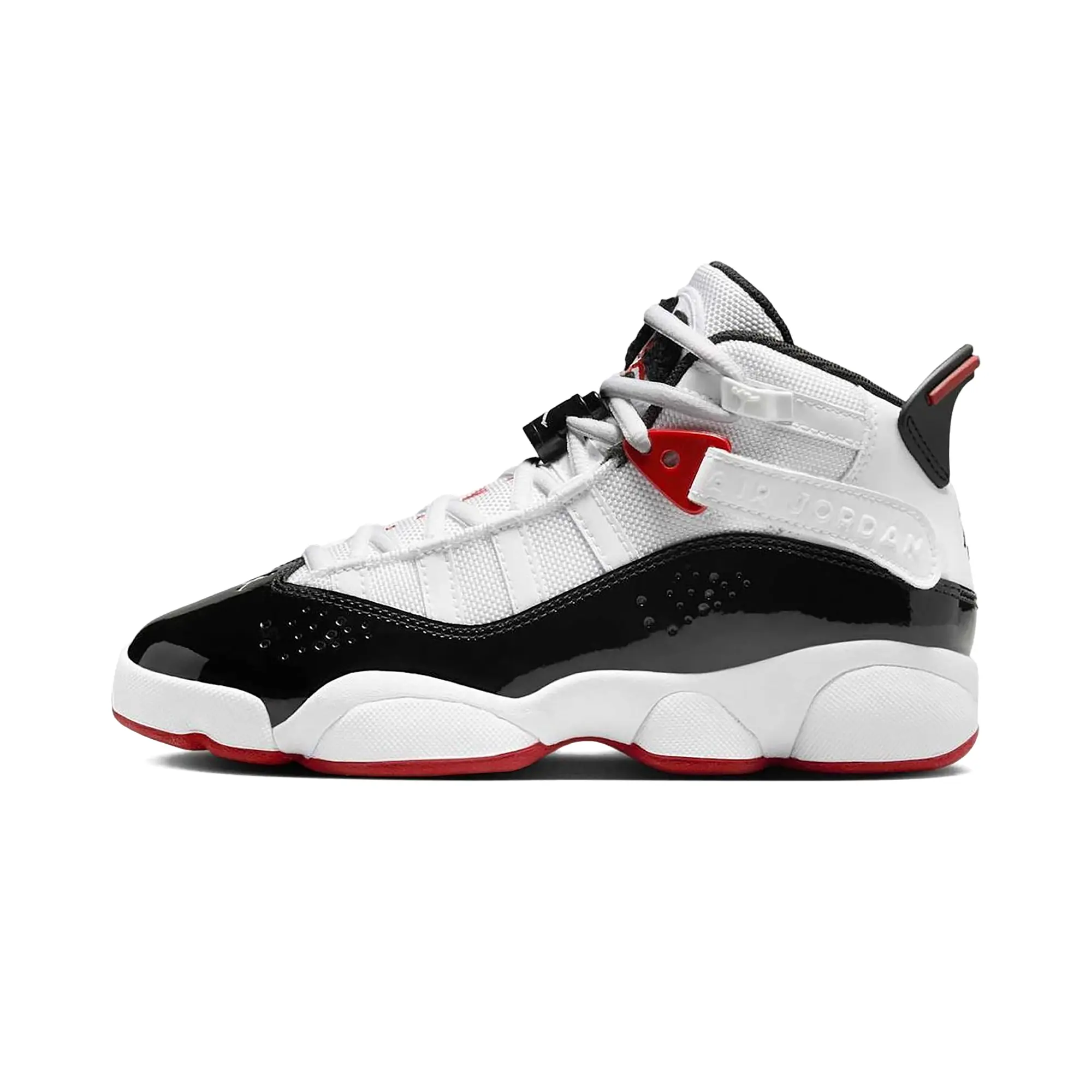 Jordan 6 Rings GS "White Varsity Red Black" 323419 164