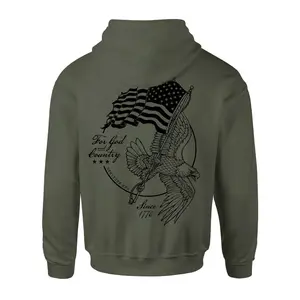 Howitzer Clothing Men's Hoodie God And Country