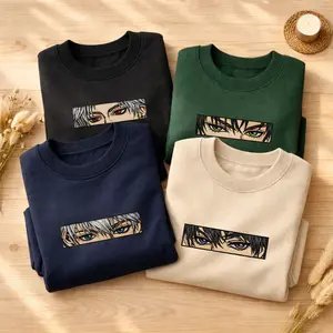 Love and Deepspace Eyes Embroidered Shirt, Sylus Xavier Zayne Caleb Rafayel Embroidery LAD Otome Game Gift For Fan