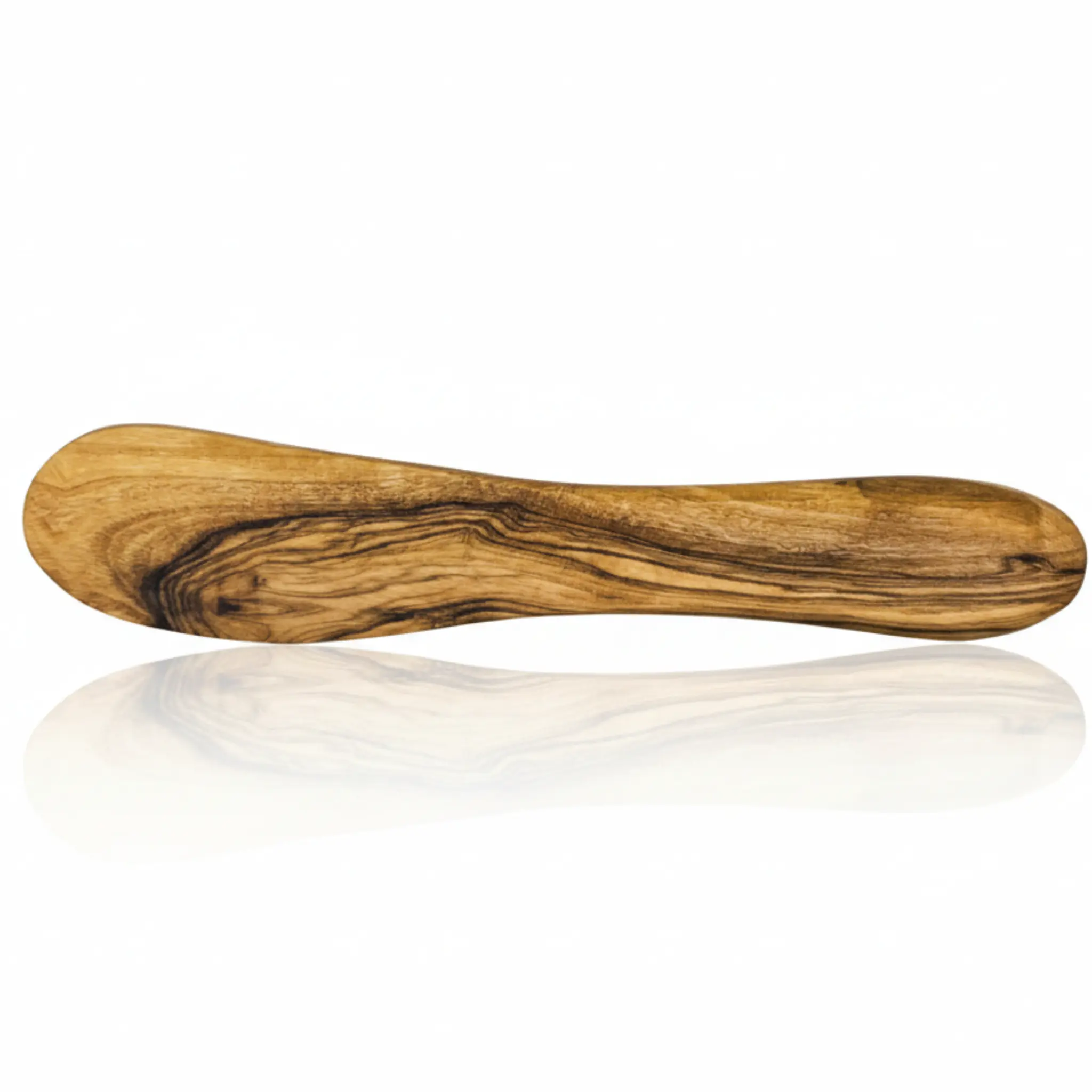 Handcrafted Mediterranean Olive Wood Butter Knife - Premium Wooden Spreader