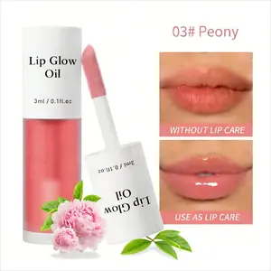 Cold Weather Lip Savior: Korean Apple Lip Glow Oil Lip Gloss - Soft Lip, Hydrating Plump & Glossy, Long Lasting Moisturizing, Color Transfer Proof Winter Shine barbie