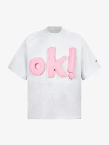 Fun "OK!" Graphic T-Shirt