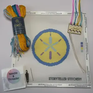 Tide’s Treasure — Modern Needlepoint Kit (Small Design)