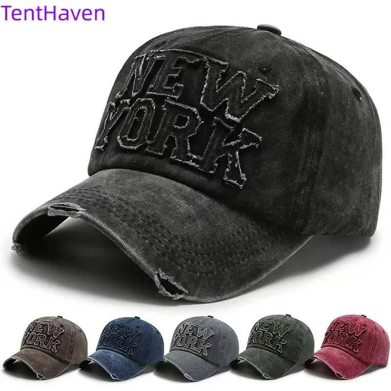 Washed Soft-Top Baseball Cap with Trendy Letter Embroidery, Lightweight Sun-Protective Duckbill Design for Outdoor Sports, Trending, Letters, Duckbill Shape, Soft-Top Wash, Uv Protection, Daily, Sporty Chic, Active Lifestyle Sports & Outdoor Hats