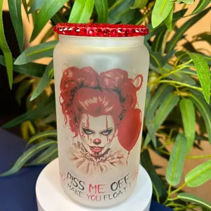 Halloween Glass Libby Cup