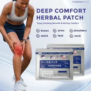 Herbal Heat Patches for Pain Relief - Long Lasting Warmth Back & Knee Support 7 Count Easy Application Natural Comfort Soothing Patch Suitable for Multiple Joint Areas - Pack-lzh