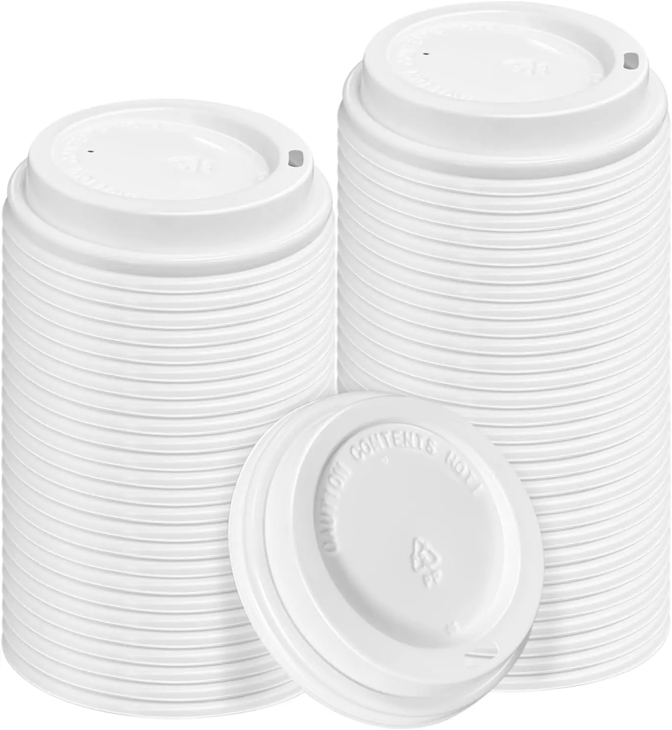 Huifany 240 Pack Coffee Cup Lids, Disposable Coffee Lid, Leak Proof Plastic Lids for 10, 12, 16, 20, 24 oz Paper Cups, Hot Cup Lid 3.54 Inches/90 mm Diameter