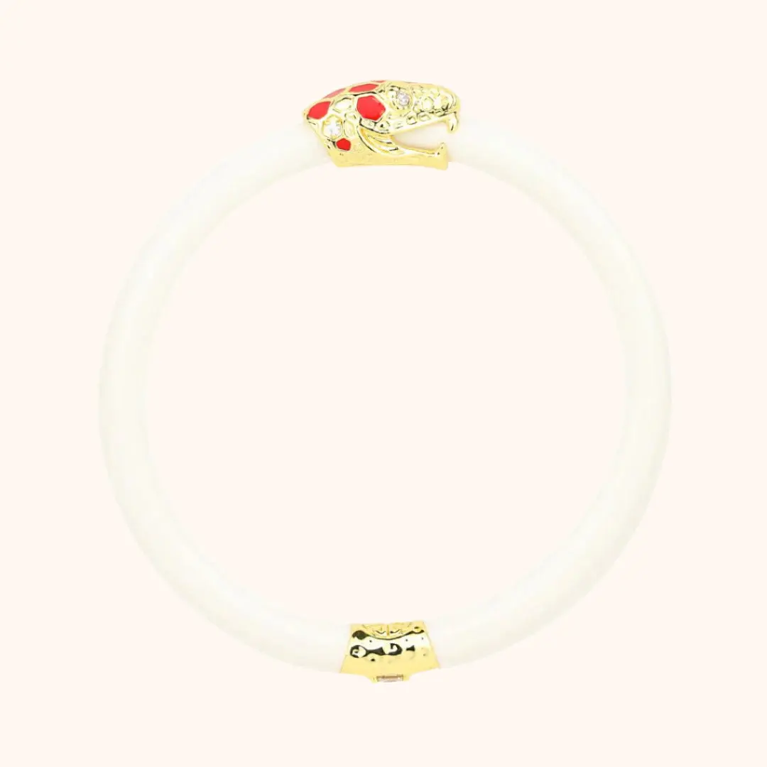 Fauna Snake All Weather Bangle® (AWB®) - Ivory