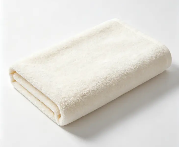 Beige Coral Fleece Bath Towel - Thick Soft Plush Texture, Fine Hemmed Seam, Strong Water Absorption, Quick-Dry for Shower, Bathroom Household Use