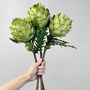 High-Quality Artificial Pineapple Plant Stems, Ideal for Home Decor, Living Room, Dining Table, Wedding Bouquets, Party Props, Festive Decoration
