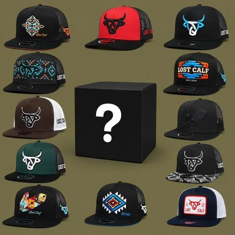 [BEST 2026] Random sent Cotton Hat LCalf hat, Brown/Turquoise hat, Embroidered Classic hat, Snapback, Mesh hat, tribal hat gift