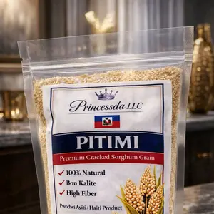 Pitimi  Premium Cracked Sorghum  Grain, 100% Natural  _ Bon Kalite - High Fiber