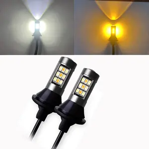Unionlux 7440 Error Free Dual Color Type 2 Switchback DRL LED Turn Signal Light Bulbs 400% Brighter No Hyper Flash Built-in Resistors All in One