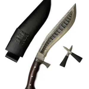 khukuri knife Hand Made In Nepal, Bhojpur - 10inch  authentic hand forged, high carbon steel