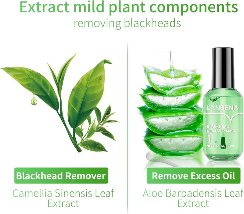 LANBENA Green Tea Blackhead Remover 100 sheet Nose Pore Strips & Pore Minimizer Serum Peel Off Mask for Pores, Nose, Chins & Face LANBENA Green Tea Blackhead Remover 100 sheet Nose Pore Strips & Pore Minimizer Serum Peel Off Mask for Pores, Nose, Chins & Face
