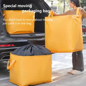 2pcs Large Capacity Thick Moving Bags, Durable Waterproof Storage Baskets, Space Saver Bags, Ideal for Home Use, Available in Three Colors