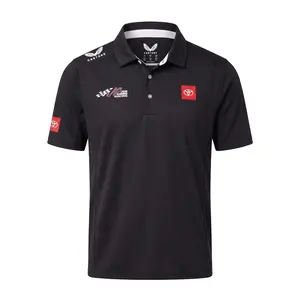Joe Gibbs Racing Men's Team Polo Shirt - Caviar Black