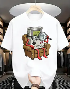 Unisex T-shirt with Unique Gaming Console Design Perfect for Gamers & Casual Wear Versatile Fit for Everyday Use Summer