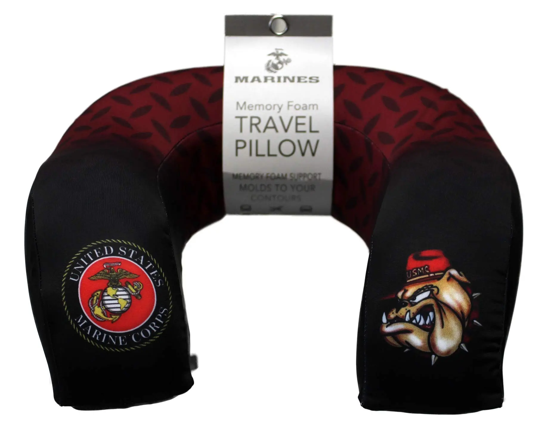 JWM Memory Foam Travel Neck Pillow - Marines