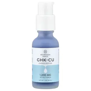 Neurogan Health GHK-CU Copper Peptide, Face Serum, 1 oz (30 ml)