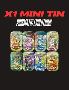 POKEMON PRISMATIC MINI TIN ( 2 PACKS )