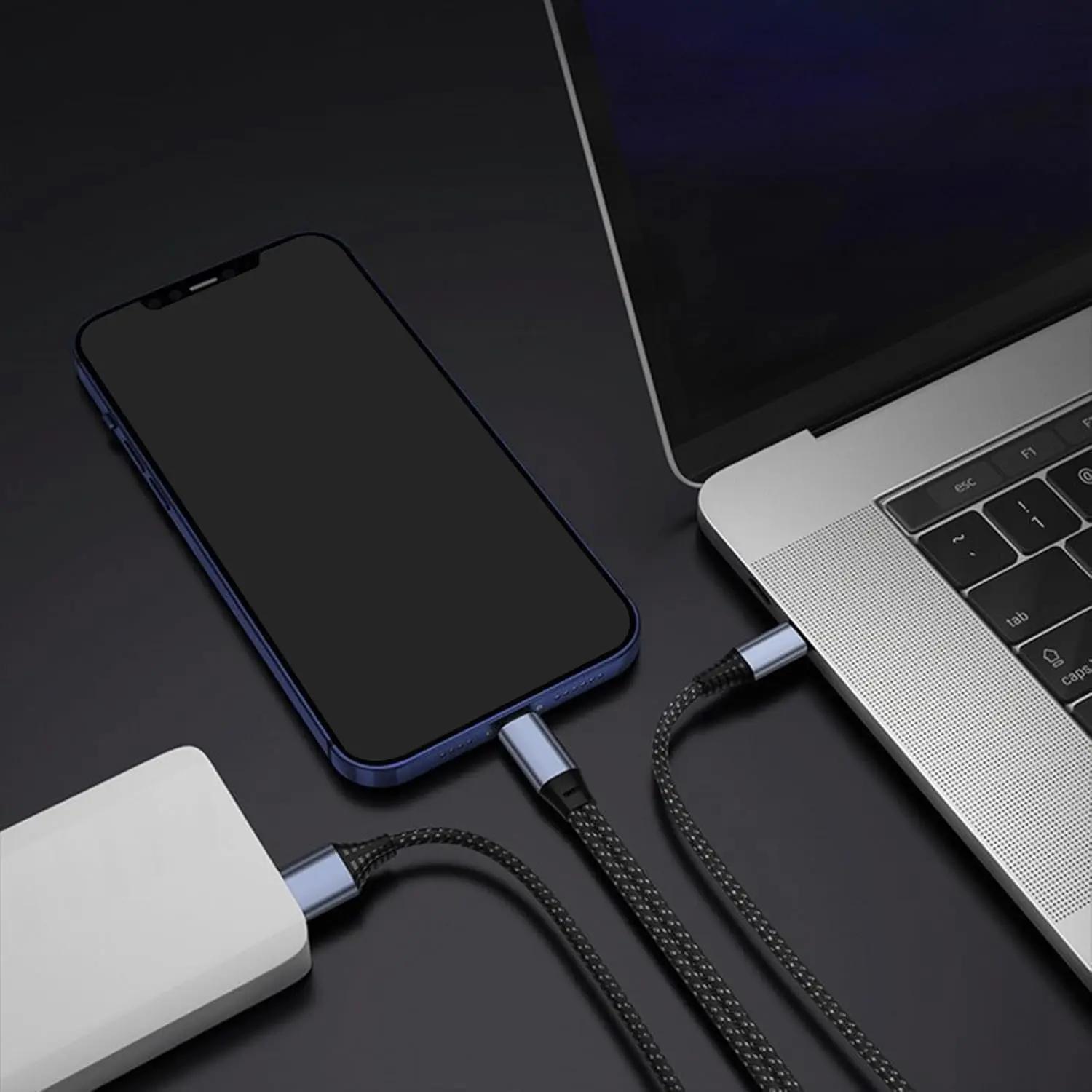 3 in 1 Universal sound card OTG live broadcast cable suitable for Apple Android typec one to two digital audio adapter cable