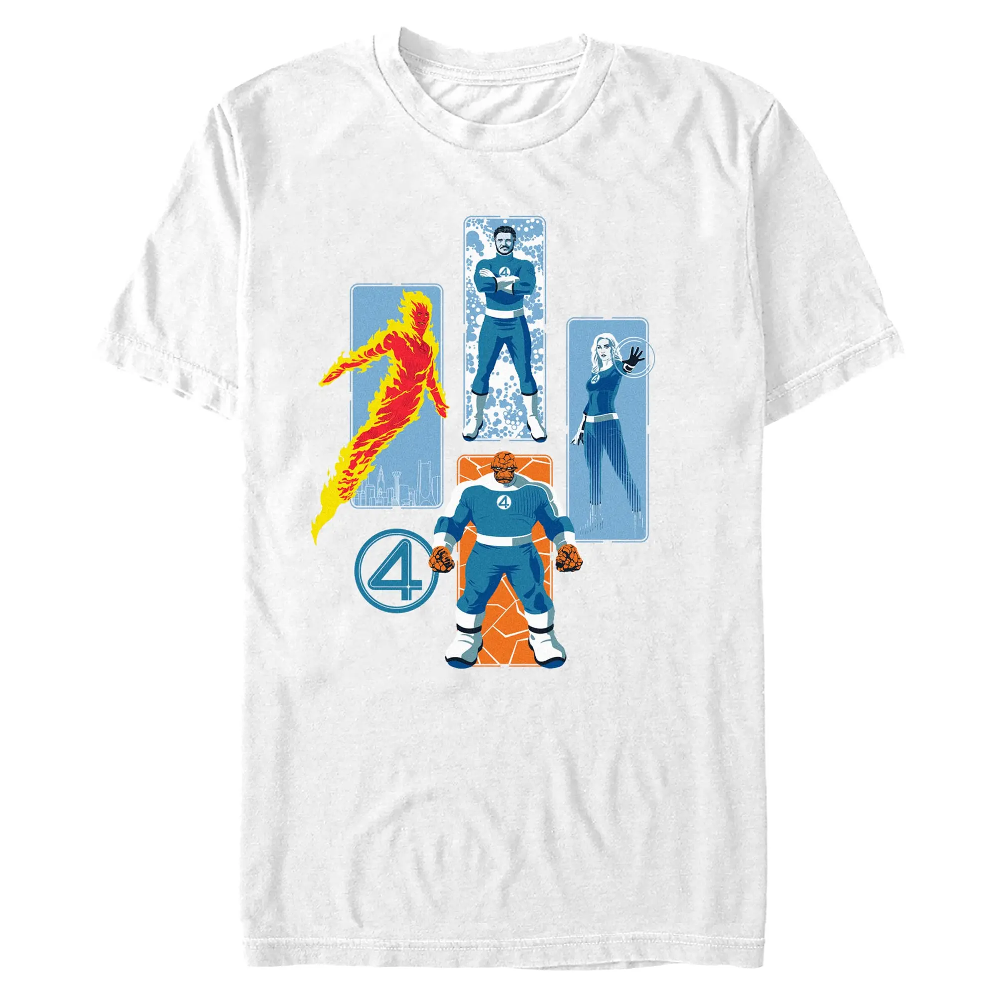 Mens The Fantastic Four: First Steps Hero Pose T Shirt